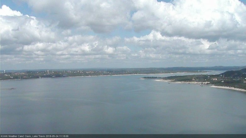 Lake Travis webcam, May 24, 2018 10:20 AM CT