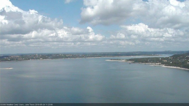 Lake Travis webcam, May 24, 2018 10:25 AM CT