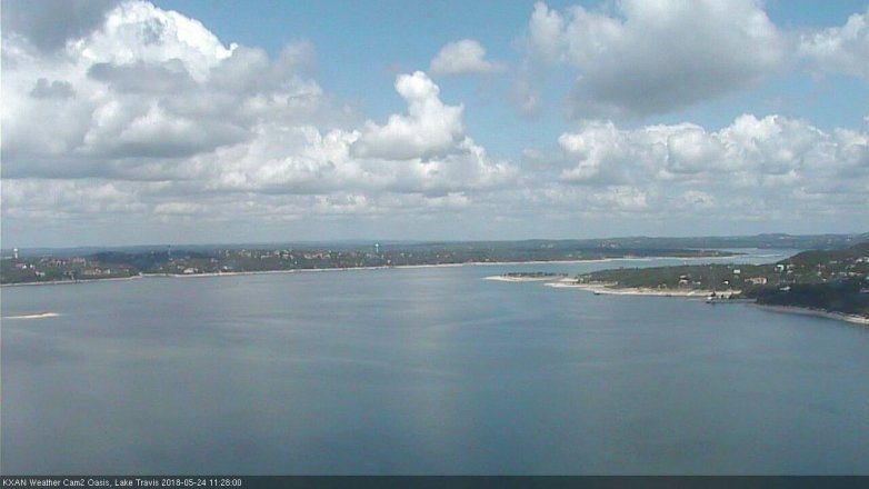 Lake Travis webcam, May 24, 2018 10:30 AM CT