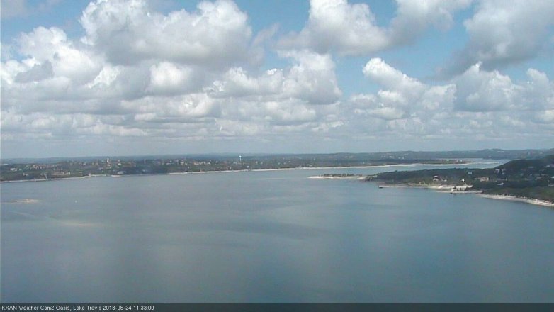 Lake Travis webcam, May 24, 2018 10:35 AM CT