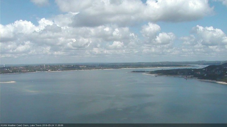 Lake Travis webcam, May 24, 2018 10:40 AM CT