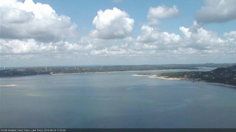 Lake Travis webcam, May 24, 2018 10:55 AM CT