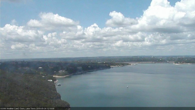 Lake Travis webcam, May 24, 2018 11:20 AM CT