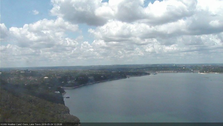 Lake Travis webcam, May 24, 2018 11:30 AM CT