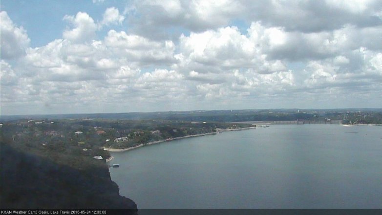 Lake Travis webcam, May 24, 2018 11:35 AM CT