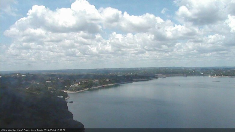 Lake Travis webcam, May 24, 2018 12:05 PM CT
