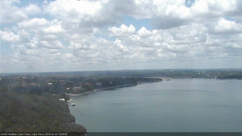 Lake Travis webcam, May 24, 2018 12:10 PM CT