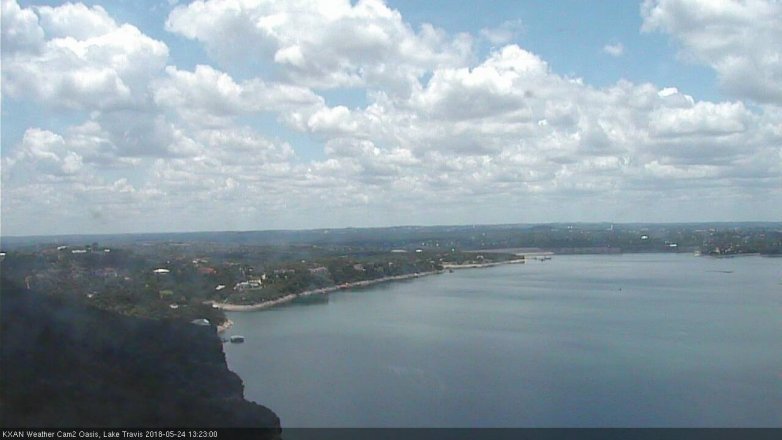 Lake Travis webcam, May 24, 2018 12:25 PM CT
