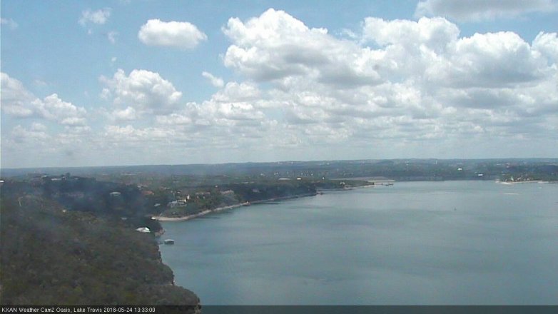 Lake Travis webcam, May 24, 2018 12:35 PM CT