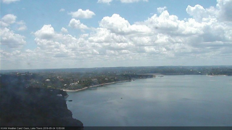 Lake Travis webcam, May 24, 2018 12:55 PM CT