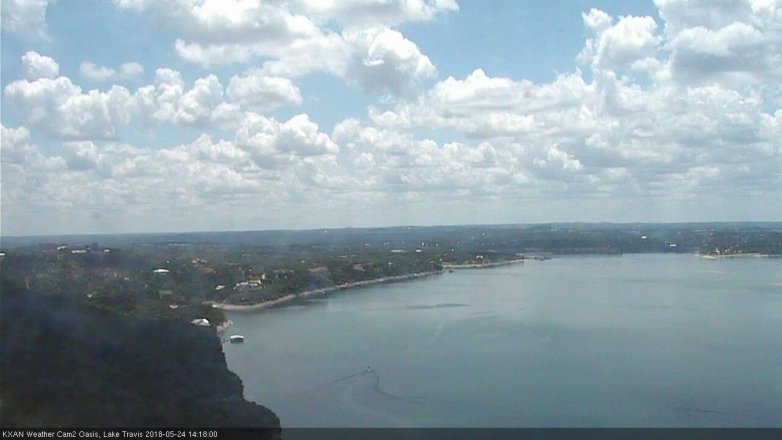 Lake Travis webcam, May 24, 2018 1:20 PM CT