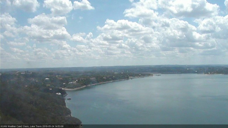 Lake Travis webcam, May 24, 2018 1:55 PM CT