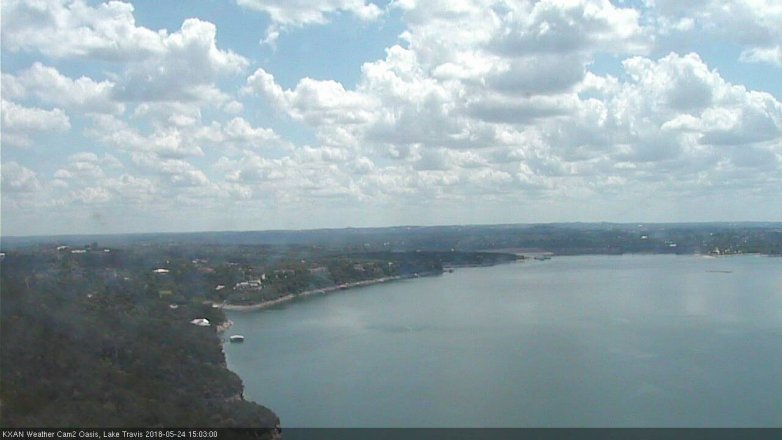 Lake Travis webcam, May 24, 2018 2:05 PM CT