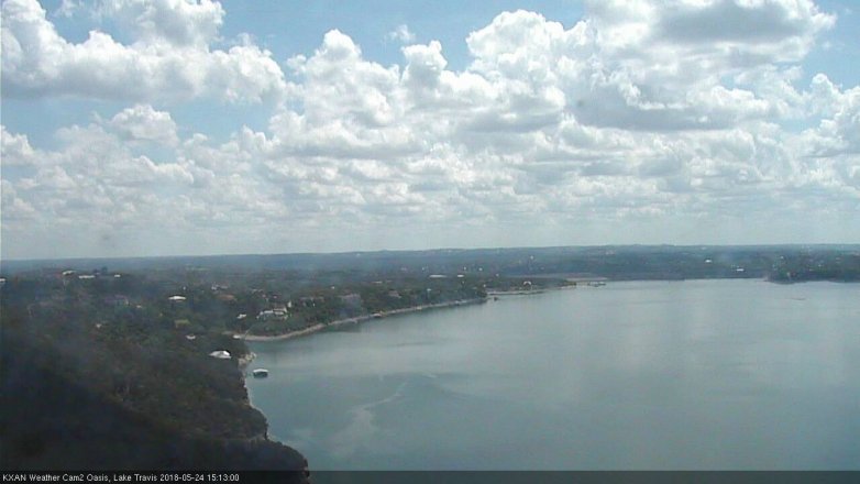 Lake Travis webcam, May 24, 2018 2:15 PM CT