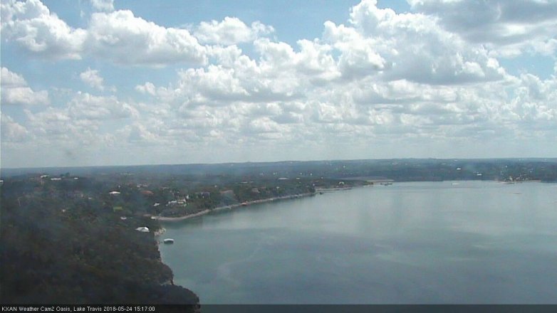 Lake Travis webcam, May 24, 2018 2:20 PM CT