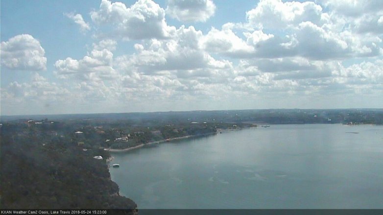 Lake Travis webcam, May 24, 2018 2:25 PM CT