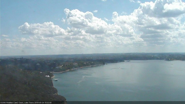 Lake Travis webcam, May 24, 2018 2:35 PM CT