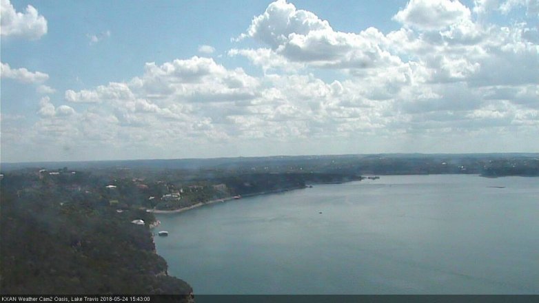 Lake Travis webcam, May 24, 2018 2:45 PM CT