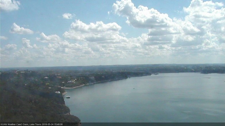 Lake Travis webcam, May 24, 2018 2:50 PM CT