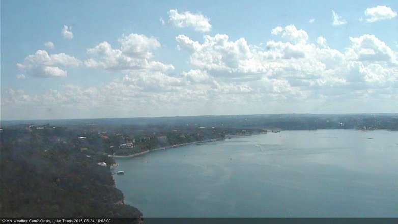 Lake Travis webcam, May 24, 2018 3:05 PM CT