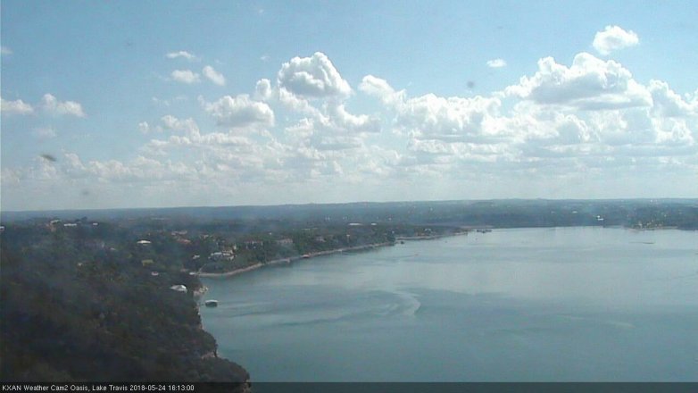 Lake Travis webcam, May 24, 2018 3:15 PM CT