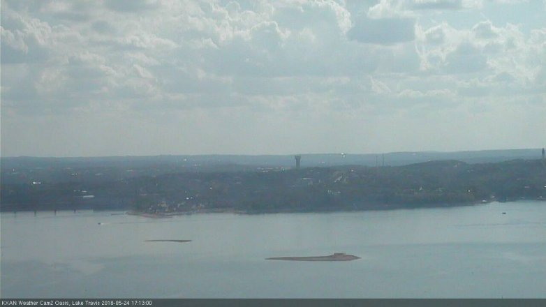 Lake Travis webcam, May 24, 2018 4:15 PM CT