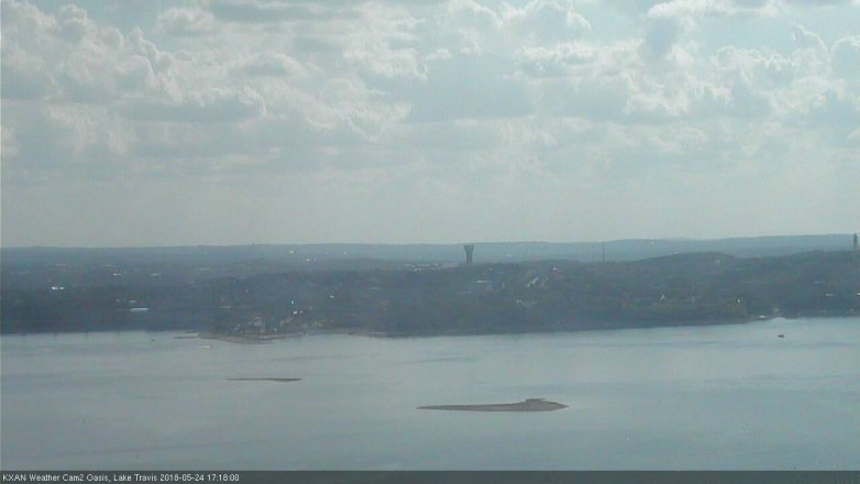 Lake Travis webcam, May 24, 2018 4:20 PM CT