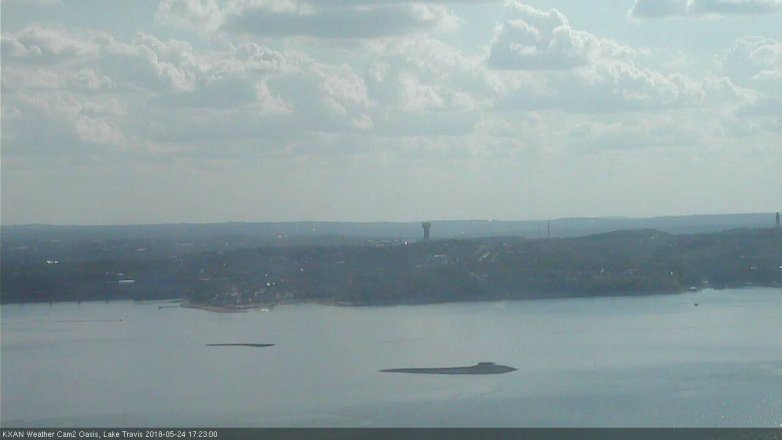 Lake Travis webcam, May 24, 2018 4:25 PM CT