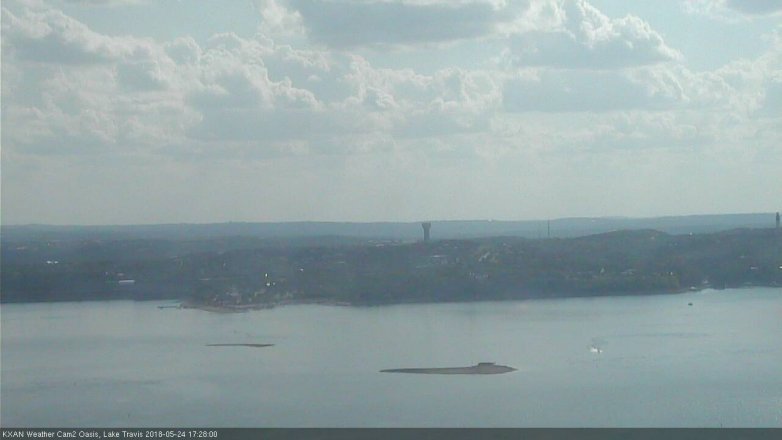 Lake Travis webcam, May 24, 2018 4:30 PM CT