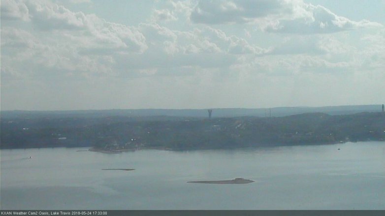 Lake Travis webcam, May 24, 2018 4:35 PM CT