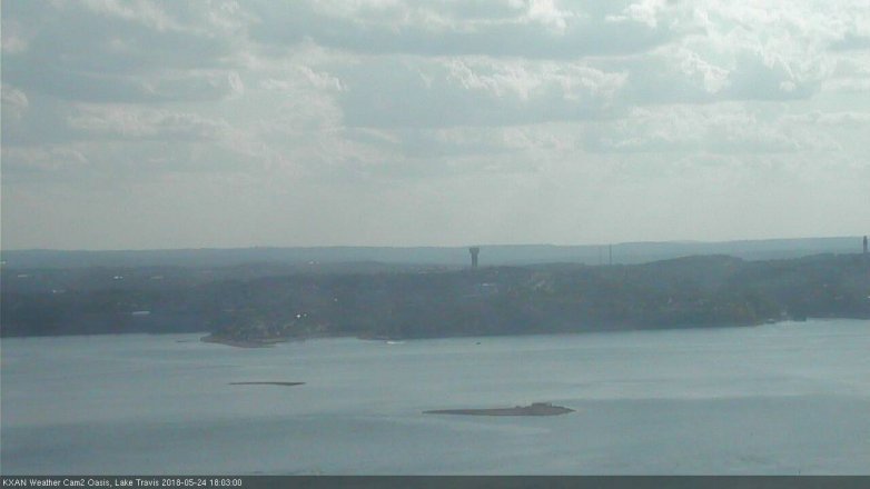 Lake Travis webcam, May 24, 2018 5:05 PM CT