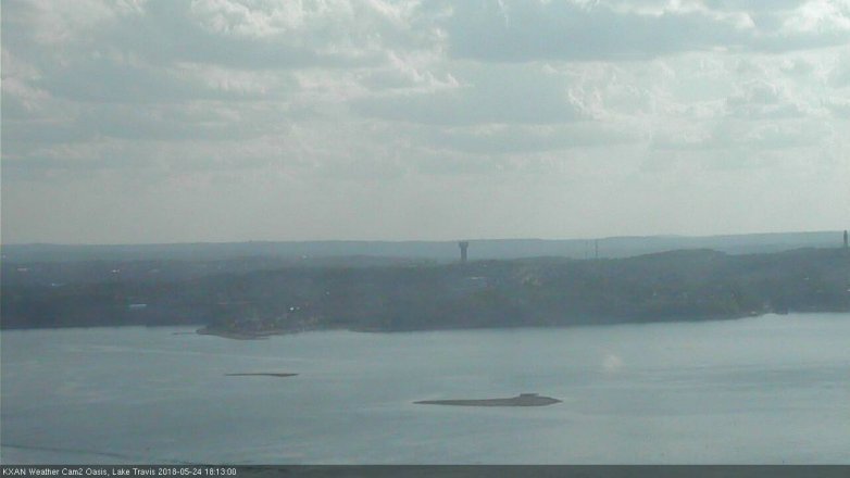Lake Travis webcam, May 24, 2018 5:15 PM CT