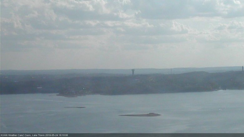 Lake Travis webcam, May 24, 2018 5:20 PM CT