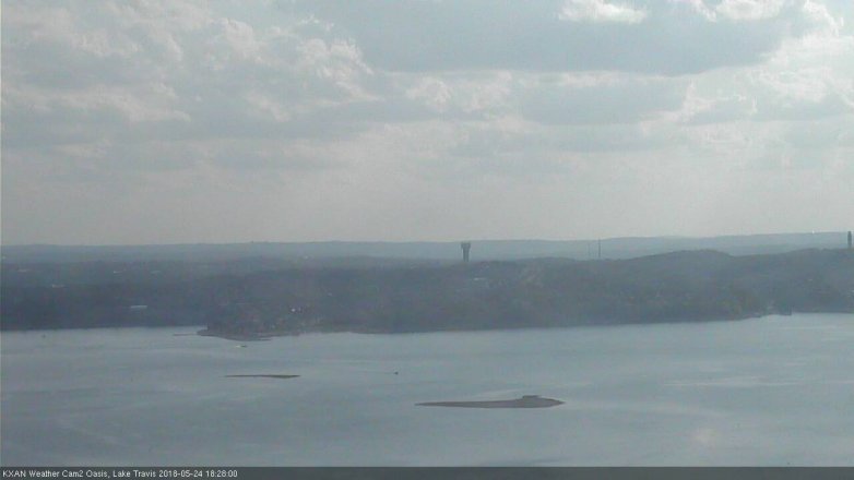 Lake Travis webcam, May 24, 2018 5:30 PM CT