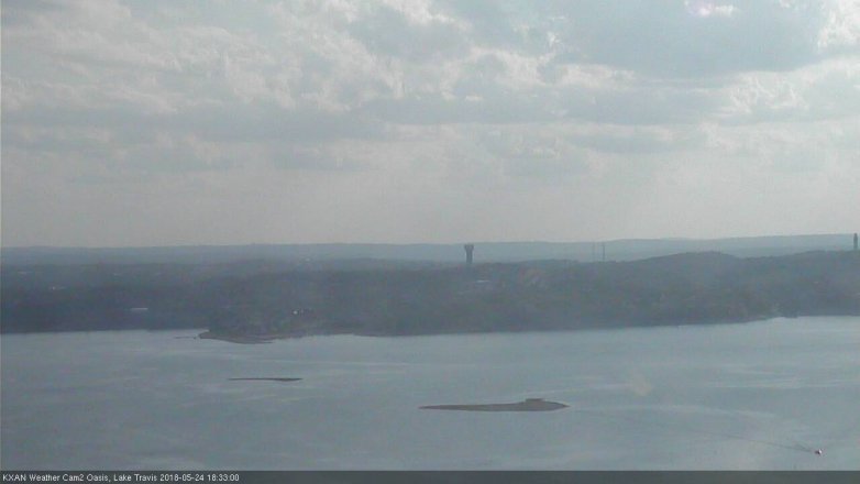 Lake Travis webcam, May 24, 2018 5:35 PM CT