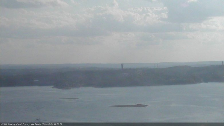 Lake Travis webcam, May 24, 2018 5:40 PM CT