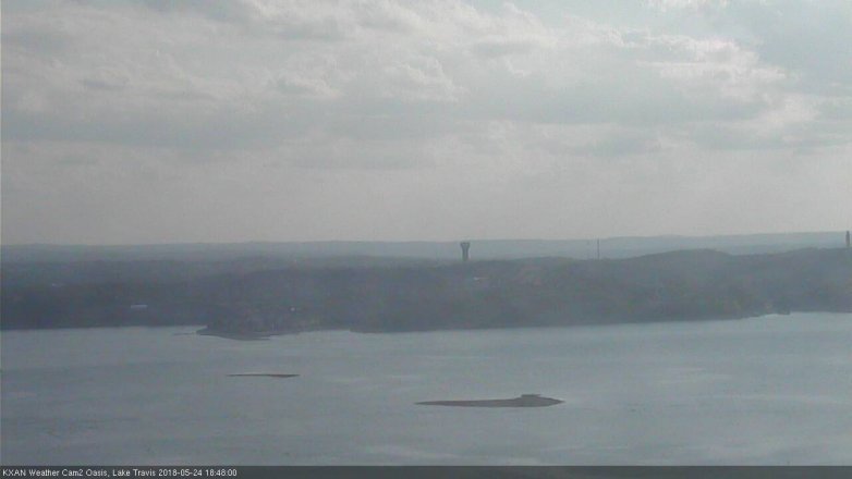 Lake Travis webcam, May 24, 2018 5:50 PM CT