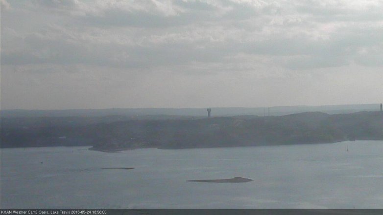 Lake Travis webcam, May 24, 2018 6:00 PM CT