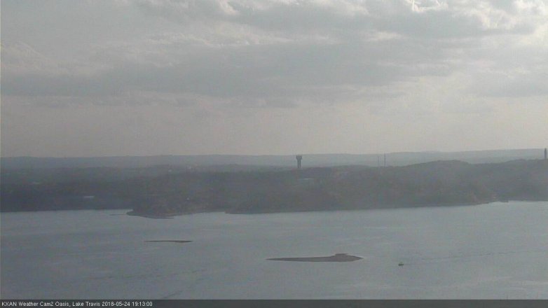 Lake Travis webcam, May 24, 2018 6:15 PM CT