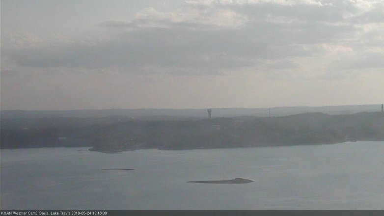 Lake Travis webcam, May 24, 2018 6:20 PM CT