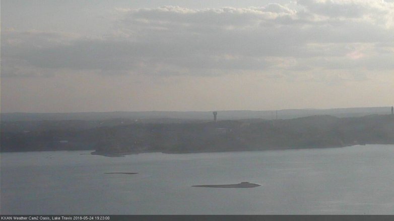 Lake Travis webcam, May 24, 2018 6:25 PM CT