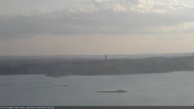 Lake Travis webcam, May 24, 2018 6:35 PM CT