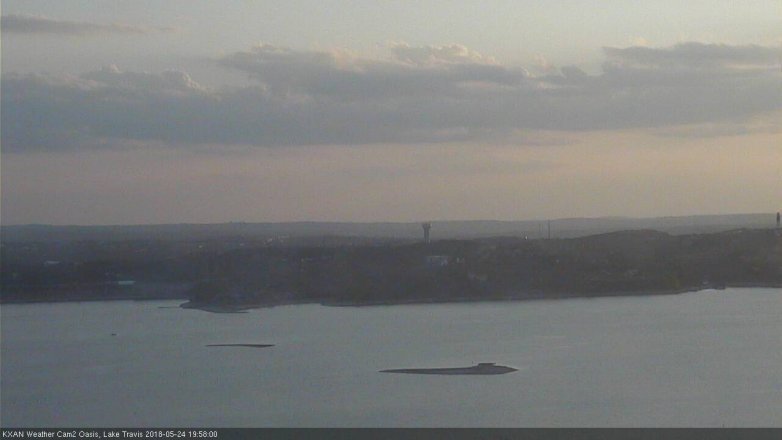 Lake Travis webcam, May 24, 2018 7:00 PM CT