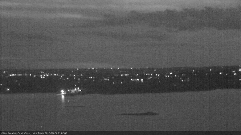 Lake Travis webcam, May 24, 2018 8:05 PM CT