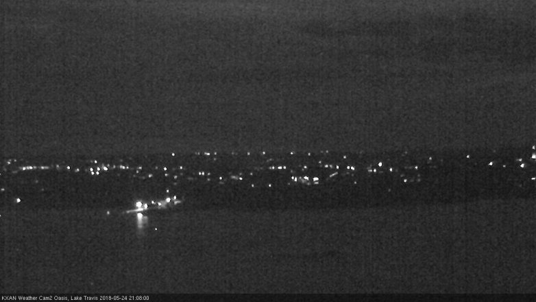 Lake Travis webcam, May 24, 2018 8:10 PM CT