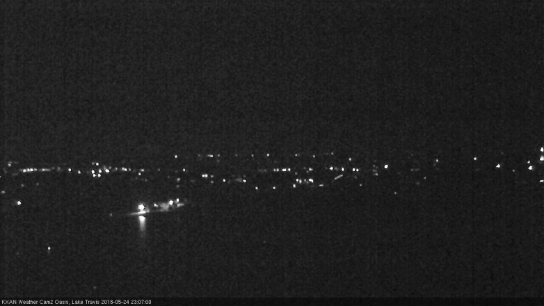 Lake Travis webcam, May 24, 2018 10:10 PM CT