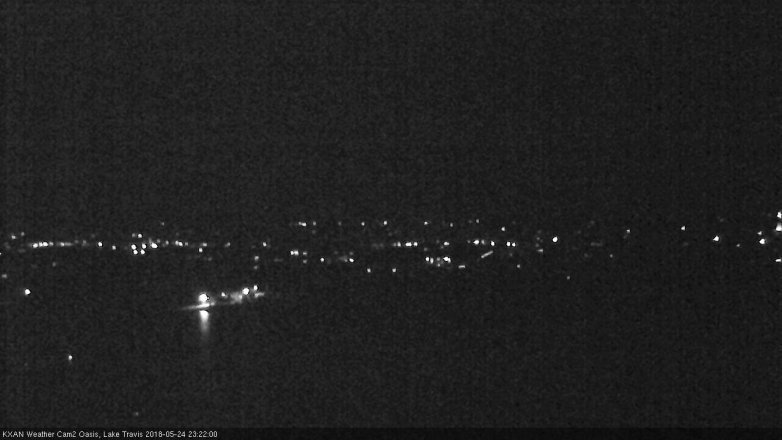 Lake Travis webcam, May 24, 2018 10:25 PM CT