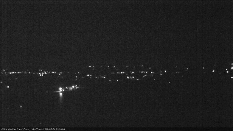 Lake Travis webcam, May 24, 2018 10:35 PM CT