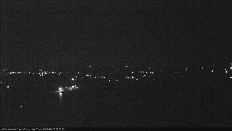 Lake Travis webcam, May 24, 2018 11:35 PM CT