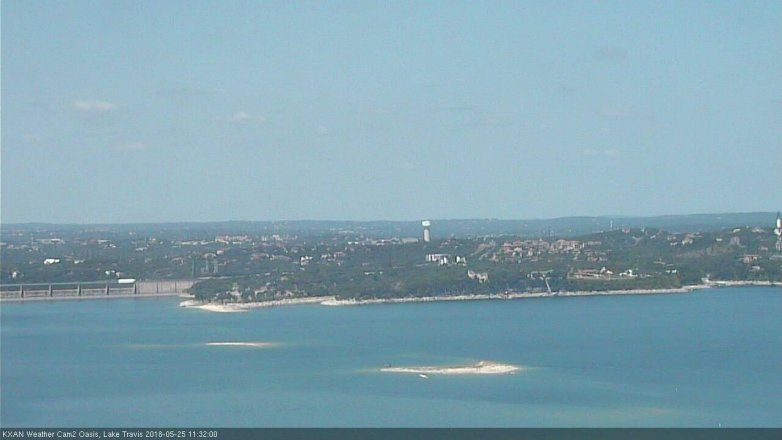 Lake Travis webcam, May 25, 2018 10:35 AM CT